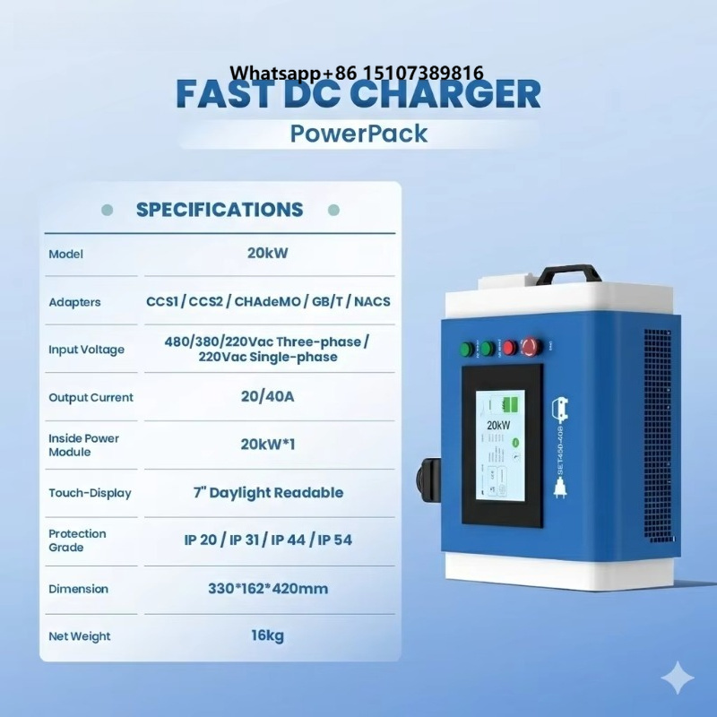 Cargador de Vehículos Eléctric - Portable Dc Fast Charger 20Kw Ccs2 reseña y precio