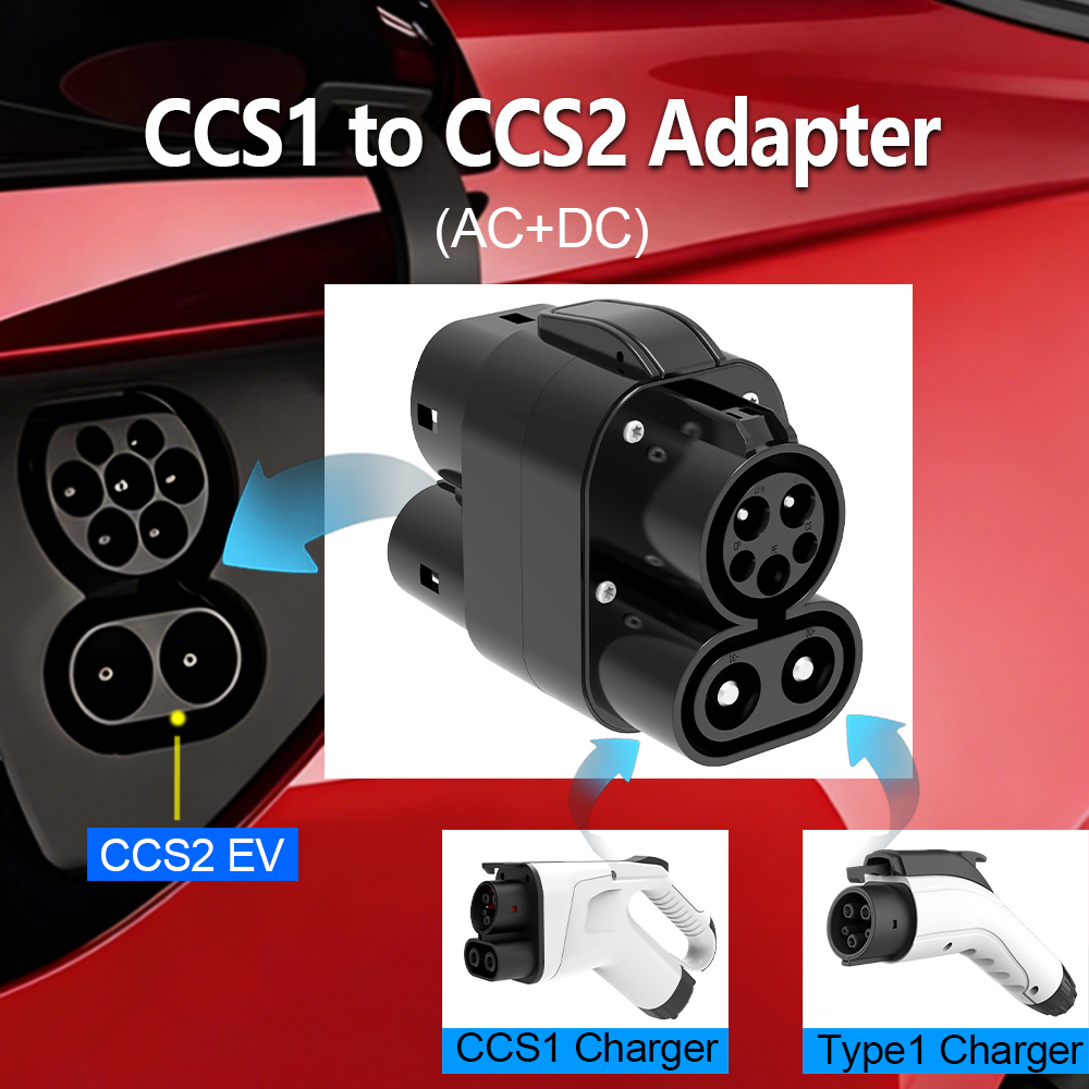Adaptador CCS1 a CCS2 para veh - Ccs2 To Ccs1 Fast Charge Adapter 250Kw reseña y precio