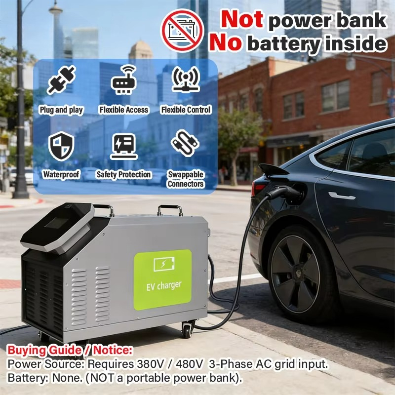 Estación de Carga Portátil par - Portable Dc Fast Charger 20Kw Ccs2 reseña y precio